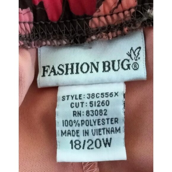 Fashion Bug Floral Tiered Elastic Waist Chiffon Skirt Plus Size 18/20W - Picture 7 of 7